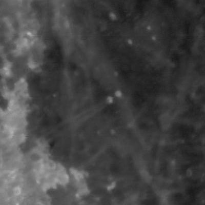 [Moon crater Messier, KPNO/NOAO]